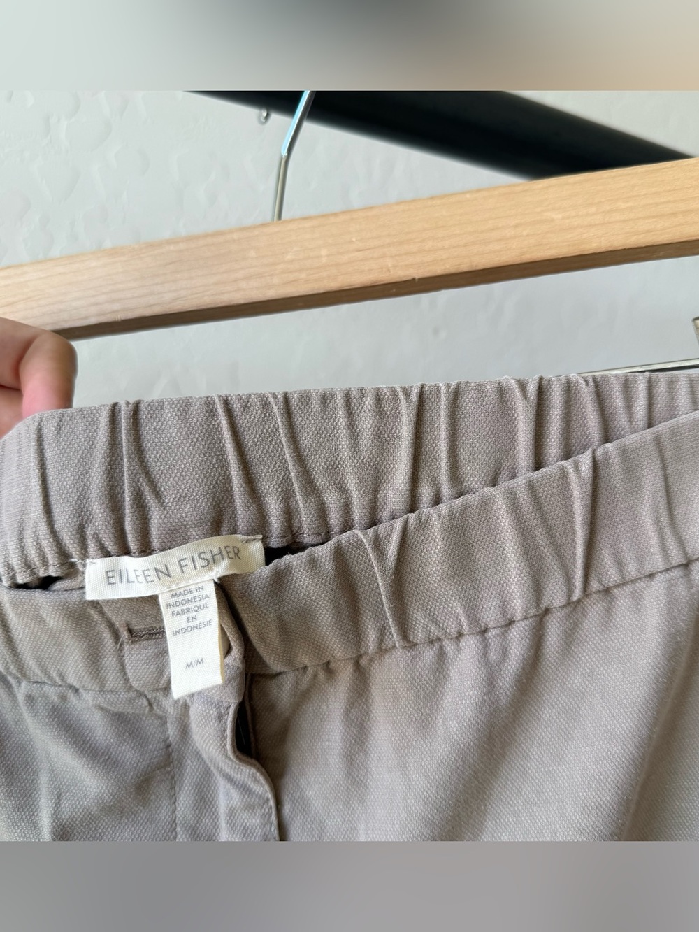 Eileen Fisher Cotton Hemp Stretch Lantern Pants - Picture 6 of 8